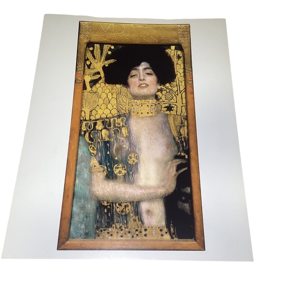 Gustav Klimt Judith I 1901 Taschen Art Print 10x13 Gold Art Nouveau Symbolism